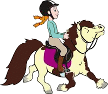 Cavalier et cheval épanouis