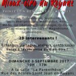 Affiche 1er salon du mieux-être du Royans